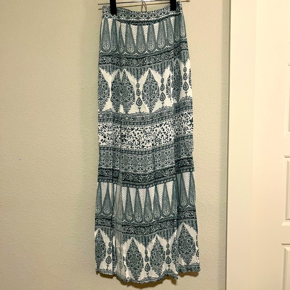Boho maxi skirt